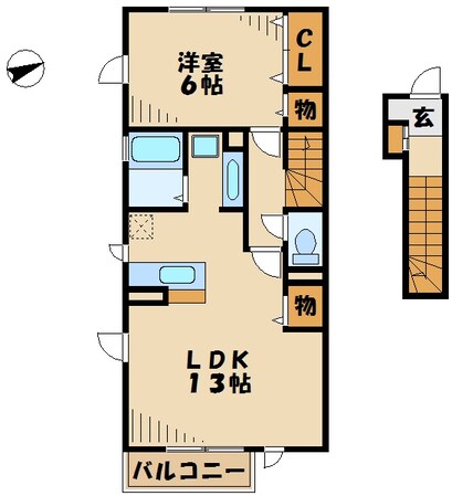 エミネンス・アンの物件間取画像